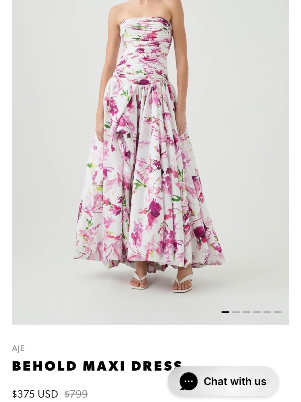 Aje Fresh Floral Behold Maxi Dress